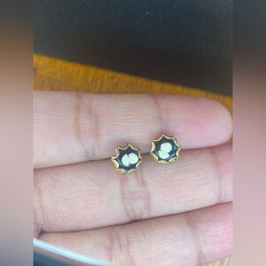 Vintage Micro Cameo Stud Earrings